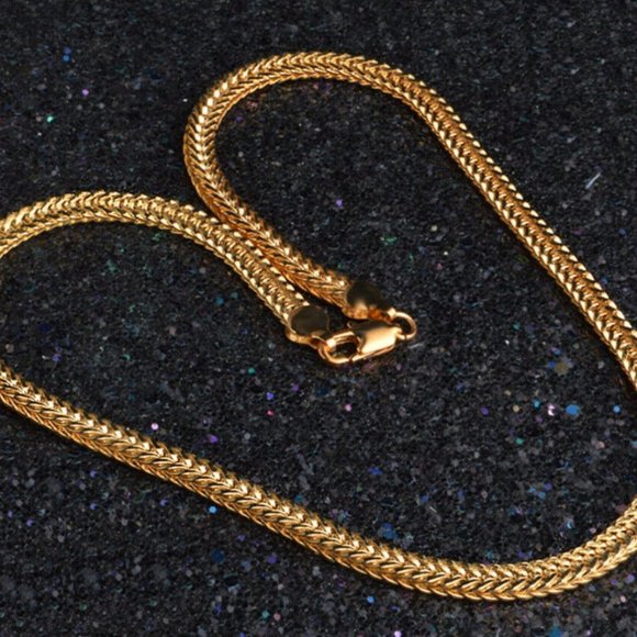 18K Gold Stamped Chain 20"!! - Picture 1 of 3